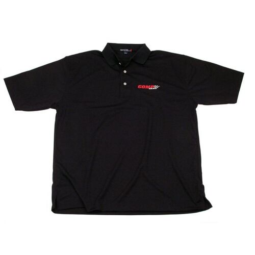 Comp Cams Logo Polo Shirt, Black, Dri Mesh, Men's