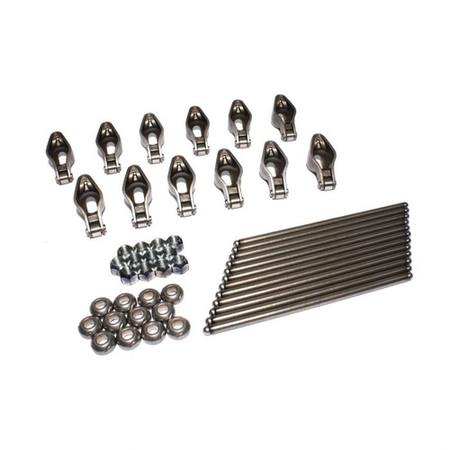COMP Cams Magnum 1.52 Rocker and HE Pushrod Kit Retro-Fit Roller For Chevrolet 262-400 SBC