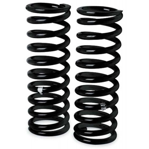 Competition Engineering Coilover Springs, 150 lbs./in. Rate, 12in. Length, 2.5in. Dia., Black Powdercoated, Pair