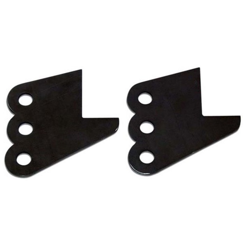 Competition Engineering Bracket, Mild Steel, Crossmember, Ladder Bar, with 2 x 3in. Notch, 3/16in, Each