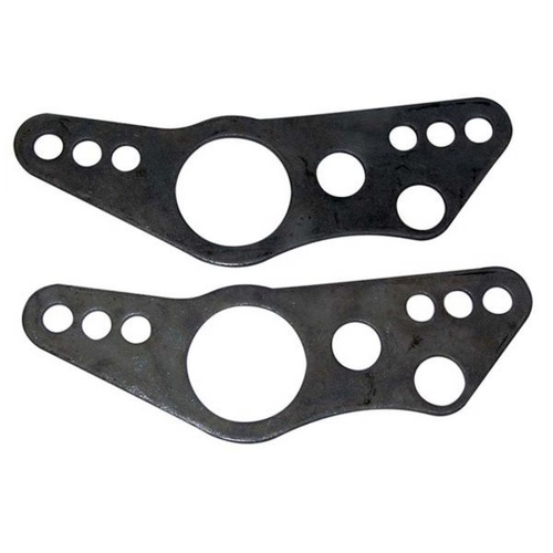 Competition Engineering Brackets and Tabs, 4-Link, Rear End, Steel, Natural, Pair