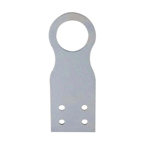 Competition Engineering Tow Hook, Tie Down Ring, Zinc Plated, Steel, 4 Mounting Holes, Bolt-on or Weld-on, Universal, Each