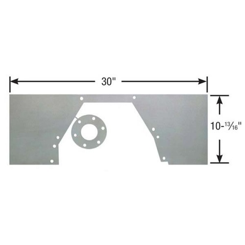 Competition Engineering Motor Plate, Mid-Mount, Steel, 0.090in. Thick, For Ford, Big Block 385 Series, Cleveland, Modified, Each