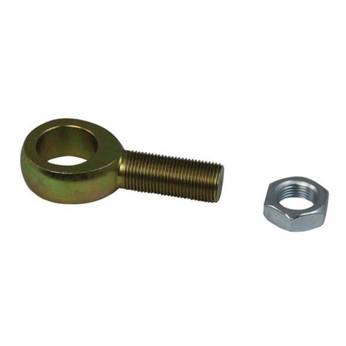 Competition Engineering Rod End, 3/4in. -16 RH Male Thread, 3/4in. Bore, Forged Steel, with Jam Nut, Each