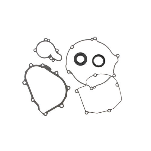 Cometic Gasket, Kawasaki 2003-2007 KX125 Bottom End Gasket Kit, With Crank Seals