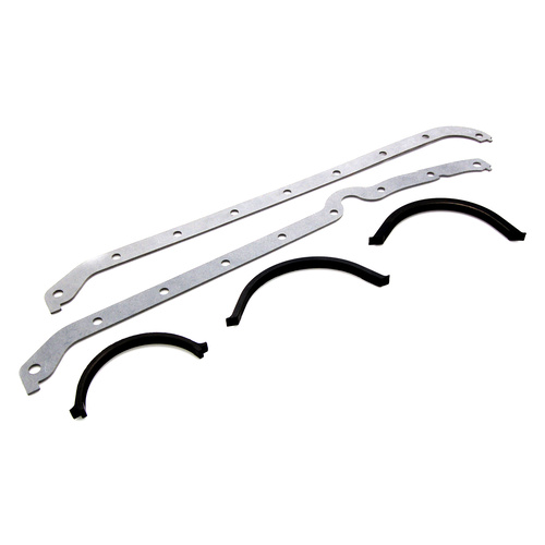 Cometic Oil Pan Set, .094in. F, Thick&Thin Front Seals, Gm Sb Oil Pan W/Left Side Dip.