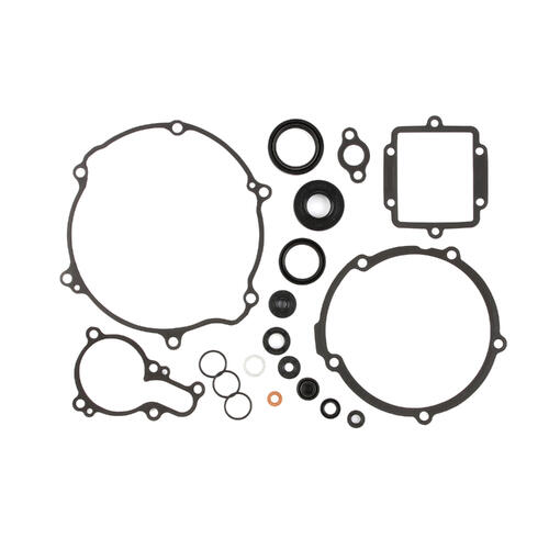 Cometic Gasket, Kawasaki 1994-2002 KX125 Bottom End Gasket Kit, With Oil Seals