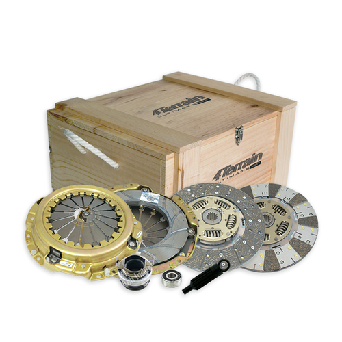 4Terrain Ultimate Clutch Kit, 4x4 Ultimate Offroad Performance, 300 mm x 14T x 32.4 mm, For Toyota Landcruiser 4.5 Ltr, 1FZFE FZJ80, 8/96-2/98 1996-19
