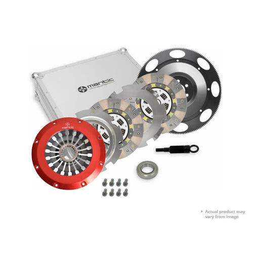 Mantic Clutch System, High Performance Multi-Plate, 225 mm x 24T x 25.5 mm, For Nissan Skyline 2.6 Ltr Twin Turbo, RB26DETT, 208kw R32, 2/93-11/94, GT