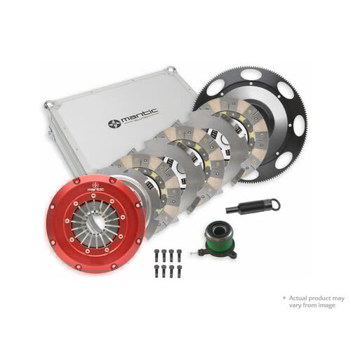 Mantic Clutch System, High Performance Multi-Plate, 225 mm x 26T x 29.0 mm, For Chevrolet Corvette 6.0 Ltr, LS2 C6, 6 Speed, 1/05-12/07 2005-2007, Kit