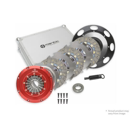 Mantic Clutch System, High Performance Multi-Plate, 225 mm x 26T x 29.0 mm, For Chevrolet Corvette 6.2 Ltr, LT1, 339kw C7, 6 Speed, 1/14- 2014, Kit