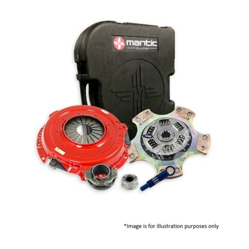 Mantic Clutch Kit, Stage 4, Performance, 240 mm x 24T x 25.5 mm, For Nissan 300ZX 3.0 Ltr DOHC EFI, V6 Z32, 1/89-4/00 1989-2000, Kit