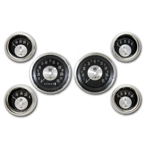 Classic Instruments Gauge Set, American Tradition, Universal, GM, Set of 6