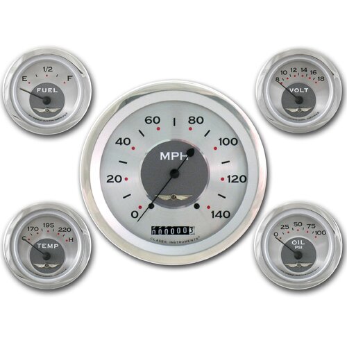 Classic Instruments Gauge Set, All American, Universal, GM, Set of 5