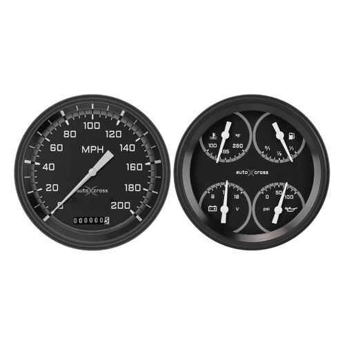 Classic Instruments Gauge Set, Auto Cross Gray, Universal, GM, Set of 2