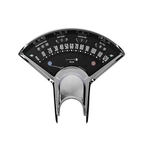 Classic Instruments Gauge Set, The Bel Era III Direct-fit Package for 1955-56 Chevys, 1955-56 Chevy Bel Air/Nomad, LS