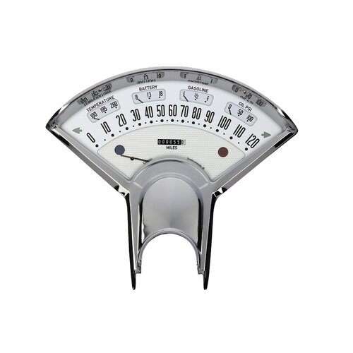 Classic Instruments Gauge Set, The Bel Era III Direct-fit Package for 1955-56 Chevys, 1955-56 Chevy Bel Air/Nomad, LS