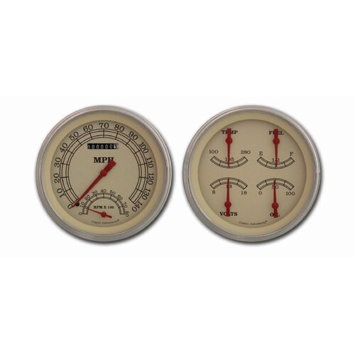 Classic Instruments Gauge Set, The Vintage Package for 1947-53 Chevy Trucks, 1947-53 Chevy Truck, LS
