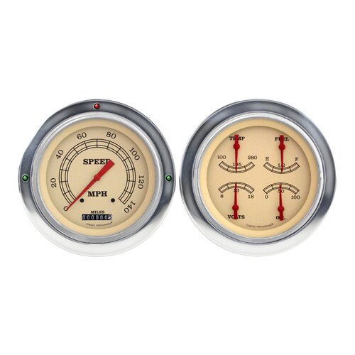 Classic Instruments Gauge Set, The Vintage Series Package for 1954-55 Chevy Trucks, LS
