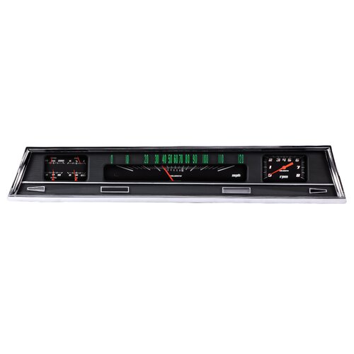 Classic Instruments Gauge Set, The Velocity Black Direct-fit Package for 1966-67 Chevelle, 1966-67 Chevelle, LS