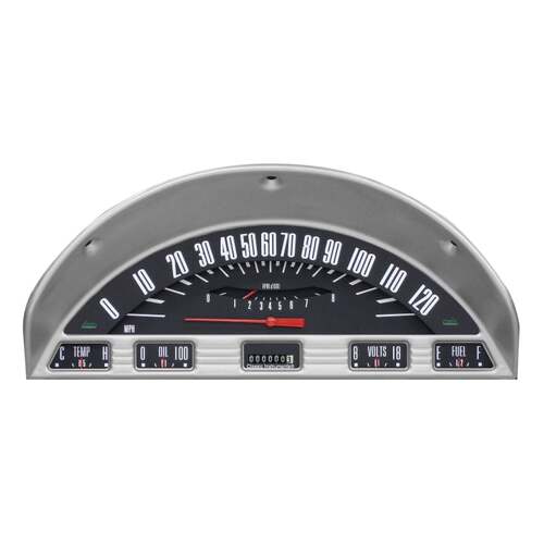 Classic Instruments Gauge Set, The Black Package for 1956 Ford Truck, 1956 Ford Truck