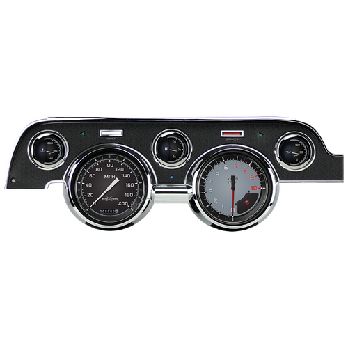 Classic Instruments Gauge Set, The Auto Cross Gray Package for 1967-68 Mustang, 1967-68 Ford Mustang