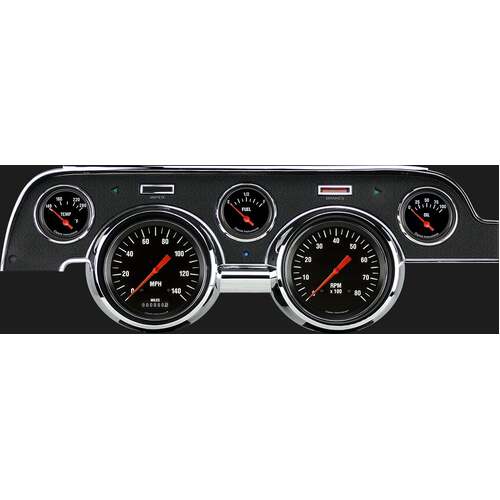 Classic Instruments Gauge Set, The Hot Rod Series Package for 1967-68 Mustang, 1967-68 Ford Mustang