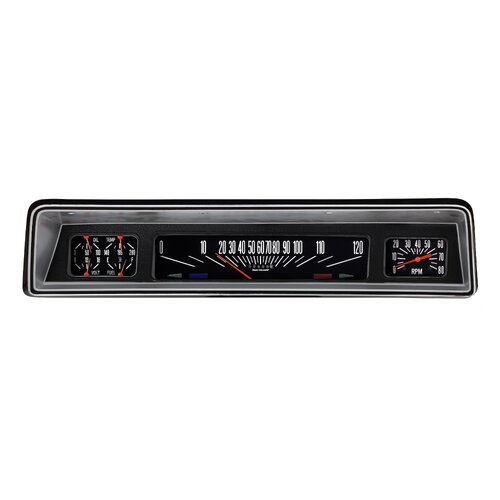 Classic Instruments Gauge Set, The Black Direct Fit Series for 1966-67 Chevy II/Nova, 1966-67 Chevy II/Nova