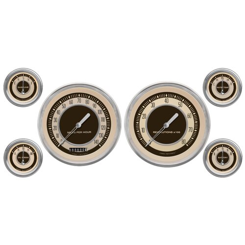 Classic Instruments Gauge Set, The Nostalgia VT Series , Universal, GM, Set of 6