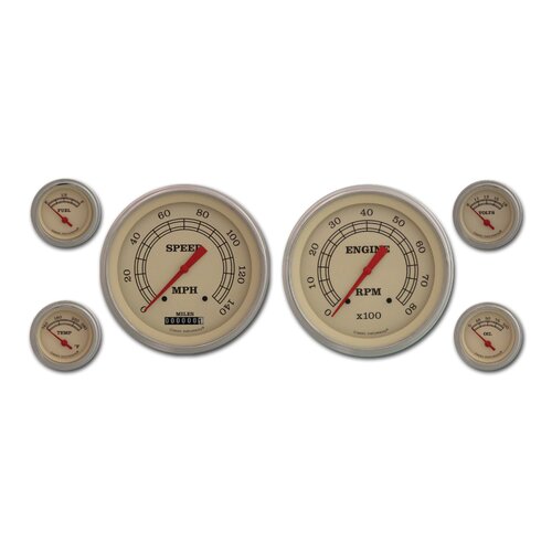 Classic Instruments Gauge Set, Vintage Series, Universal, GM, Set of 6