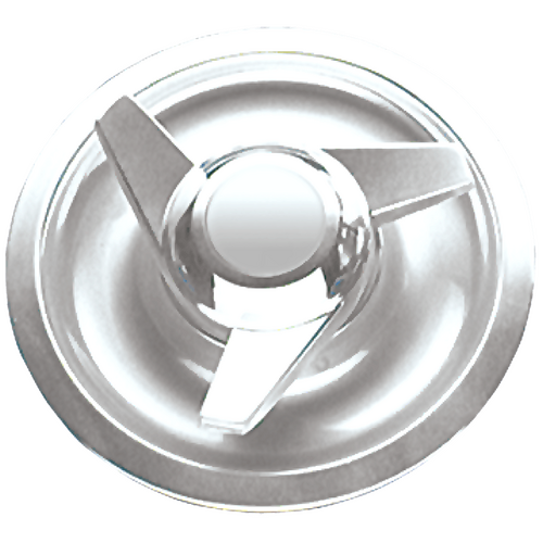 Cap, 7 in. Knockoff Plain Passenger Side, Each