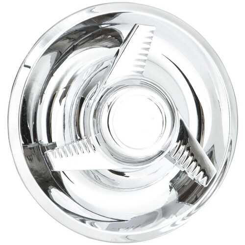 Cap, 7 in. Knockoff Fluted Passenger Side, Each
