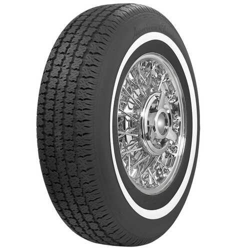 American Classic Tyre, American Classic, Radial, 195/75R15, Narrow Whitewall, 1444@35 psi, S-Speed Rate, Each