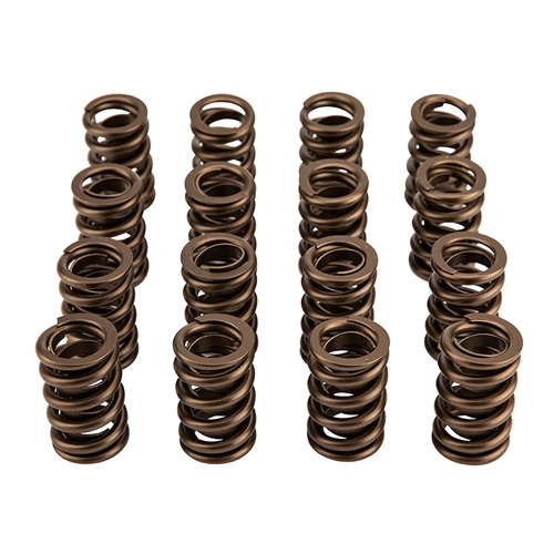 Crane Valve Springs, Single, for Hydraulic Roller Camshaft, 1.265 in. o.d., 1.750 in. Installed Height, Set of 16
