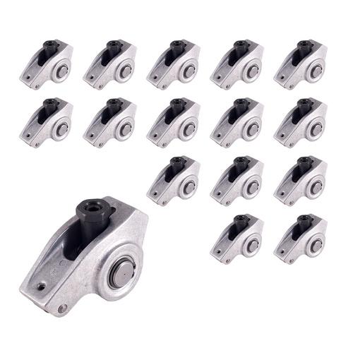 Crane Rocker Arms, Aluminium, Pedestal Mount, Full Roller, 1.7 Ratio, For Ford, 4.2/5.0/5.8L, V-8, Set of 16