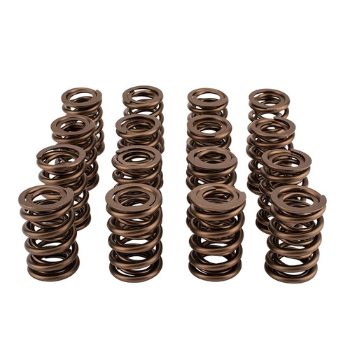 Crane Valve Springs, Dual, 1.465 in. O.D., .950 in. Coil Bind Height, 438 lbs/in. Rate, Set of 16