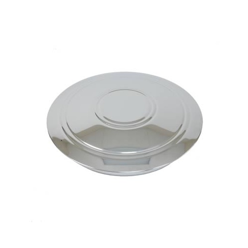 Cragar Center Cap, Steel, Chrome, Snap-On, Rallye Style, Each