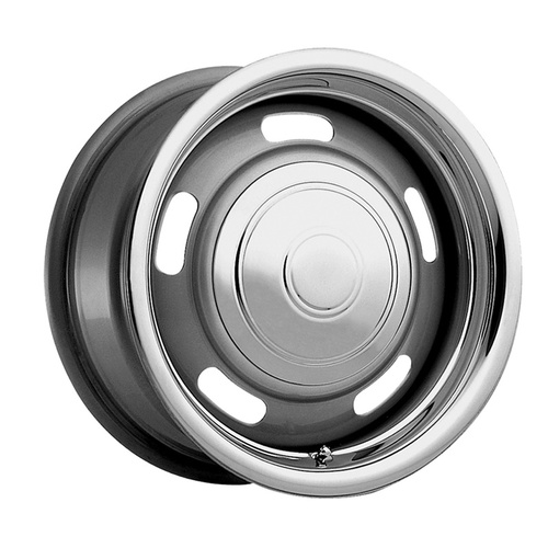 Cragar Wheel, Rally, Steel, Silver, 15 in. x 10 in., 5 x 4.5 in. Bolt Circle, 4.25 in. Backspace, Each