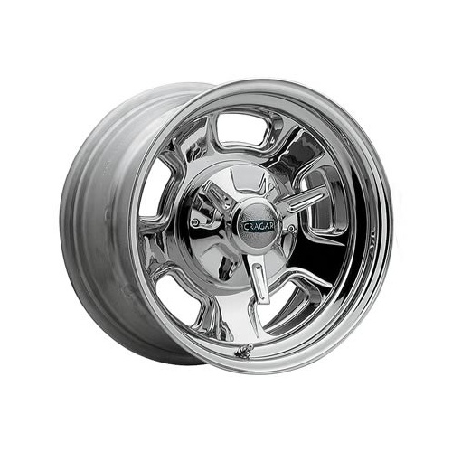 Cragar Wheel, Street Pro, Steel, Chrome, 17 in. x 9 in., 5 x 4.5/4.75 in. Bolt Circle, 4.5 in. Backspace, Each