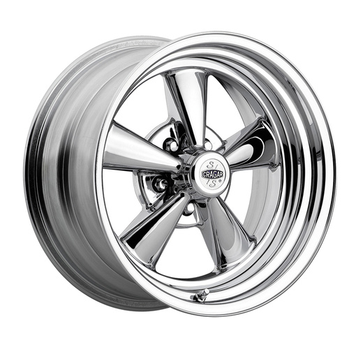 Cragar Wheel, Super Sport, 15 in x 8 in., 5 x 4 in. Bolt Circle, 4.25 in. Backspace, Each