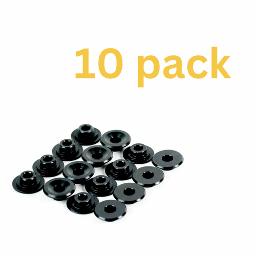 Crow Cams Valve Spring Retainer XR8 Chrome Moly Retainers, Bulk pack of 10 sets