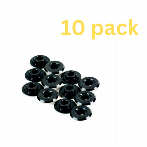 Crow Cams Valve Spring Retainer Chrome Moly Performance Retainers, Bulk pack of 10 sets