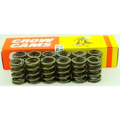 CROWCAMS Performance Spring, Double, 1.255 OD, LH, 6 Cyl, 2.176in. x .930in., 275 lb/in, Set of 8