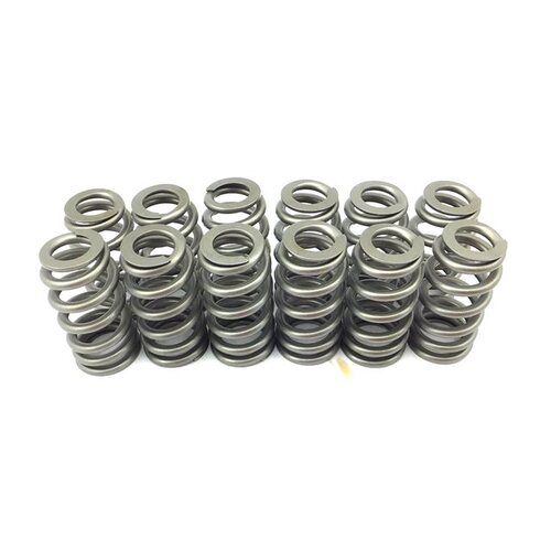 CROWCAMS Valve Spring, 1 Conical, 1.780in. OD, RH, For Holden Ecotec V6, 2.390in. x .590in., 320 lb/in, Set of 12
