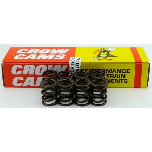 CROWCAMS Valve Spring, 1.283 OD, 1.75/0.93 in. Length, 240lb/in, RH, Set of 8