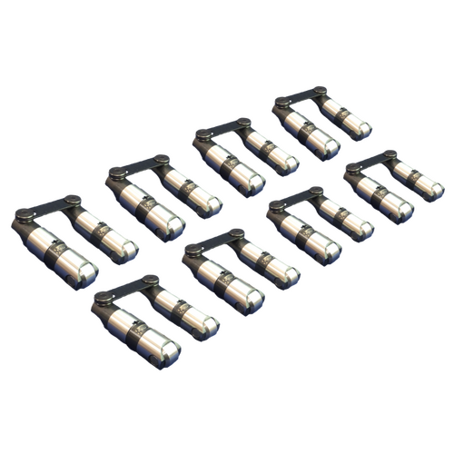 Crow Cams Hydraulic Roller Tie Bar Lifters Johnson LS Hi RPM, Short travel ST2116LSR-16