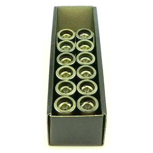 CROWCAMS Lifter Solid, Positive EDM, For Ford Falcon Xflow 6, Cleveland, Windsor V8 & 429-460, .872 in. Body Dia., Flat Tappet, 400 Max. Pressur