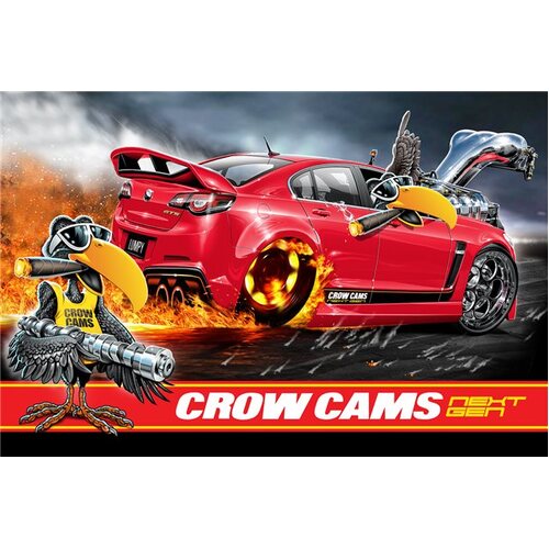 CROWCAMS Crow For Holden Burnout Car Banner