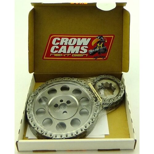 CROWCAMS Timing Chain Set, Performance, For Chevrolet, Small Block late LT1 TPI injection, Double
