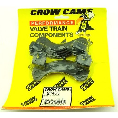 CROWCAMS Pushrod Guide Plates, 7/16in. Dia., Chev Big Block, Set